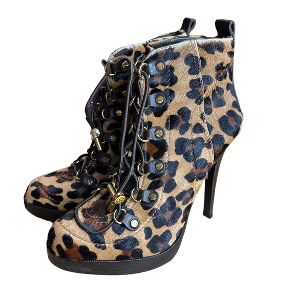 Tory Burch Halima Cheetah Print Boots - Picture 8 of 9